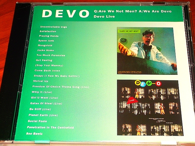 ●Devo● “Q: Are We Not Men? A: We Are Devo / Devo Live”_画像1