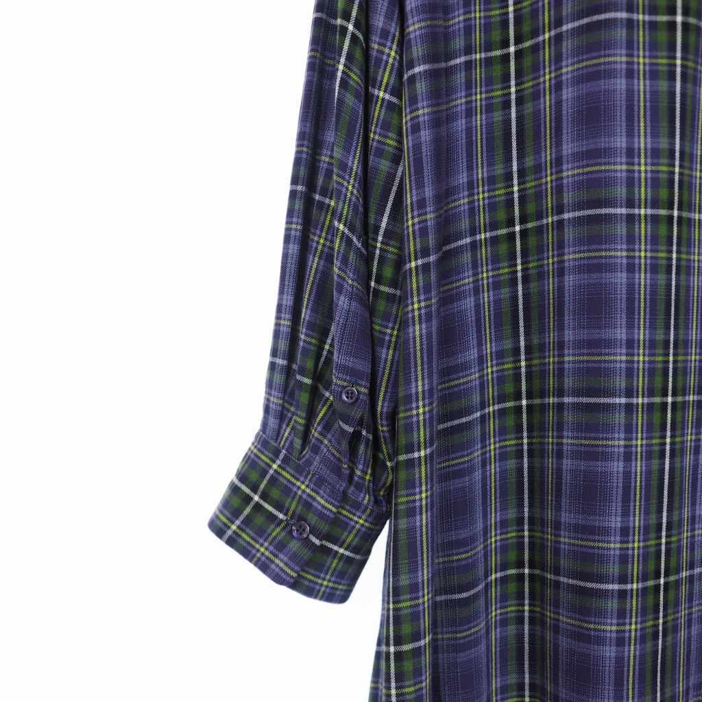 ラッドミュージシャン LAD MUSICIAN 21AW MODAL PUNK OMBRE CHECK LONG