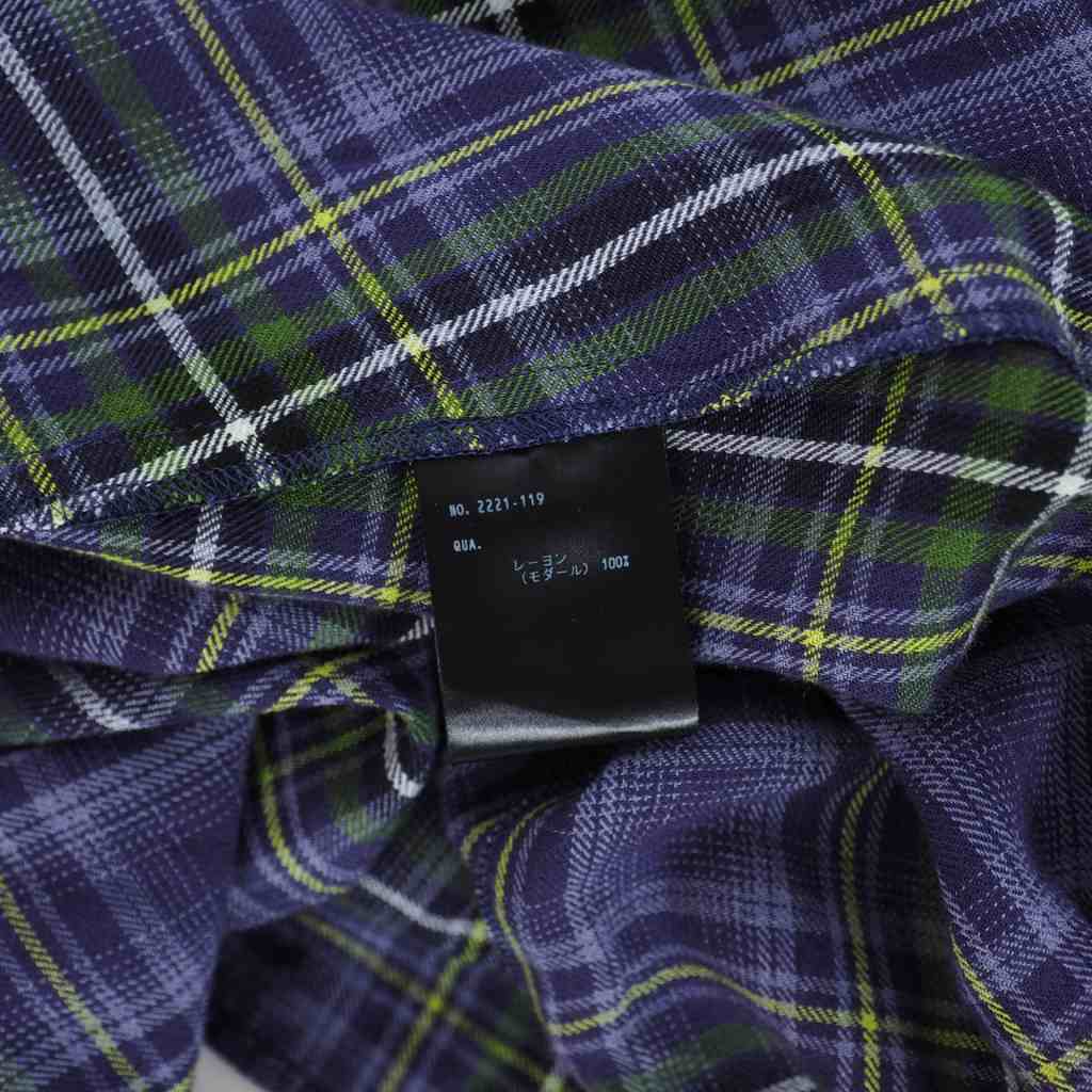 ラッドミュージシャン LAD MUSICIAN 21AW MODAL PUNK OMBRE CHECK LONG