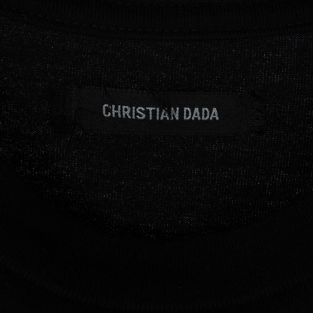 クリスチャンダダ CHRISTIAN DADA GRAPHIC PRINT T-SHIRT グラフィティプリントＴシャツ 半袖 カットソー 52 ブラック 黒_画像5