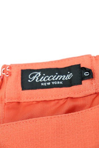 リッチミー Riccimie スカート フレア ひざ丈 リボン 0 オレンジ /RI10 レディース_画像3