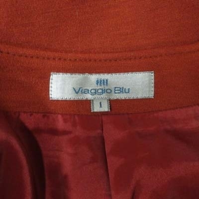 ビアッジョブルー Viaggio Blu タイトスカート ひざ丈 1 赤 レッド /YI レディース_画像5