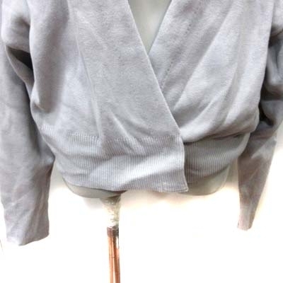  stereo . Dio sSTUDIOUS cut and sewn kashu cool long sleeve 0 gray /YI lady's 