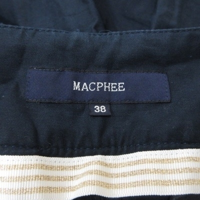 マカフィー MACPHEE トゥモローランド パンツ キュロット 38 紺 ネイビー /YI レディース_画像5
