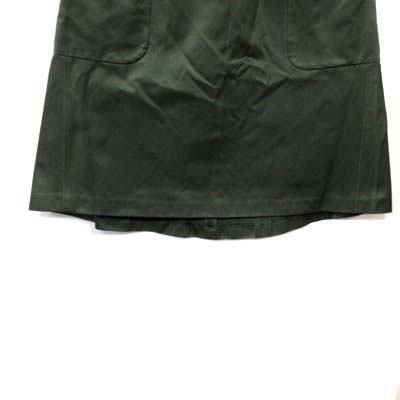 トゥモローランドコレクション TOMORROWLAND collection 台形スカート ミモレ ロング 38 緑 カーキ /YI レディース_画像3