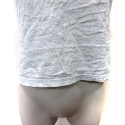 オゾック OZOC Tシャツ カットソー 半袖 38 グレー /YI レディース_画像3
