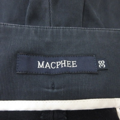 マカフィー MACPHEE トゥモローランド テーパードパンツ 38 紺 ネイビー /YI レディース_画像5