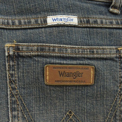 ラングラー WRANGLER L3477 パンツ ジーンズ デニム ブーツカット フレア 30 青 ブルー レディース_画像4