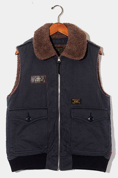 12AW WTAPS ダブルタップス YOU ARE MY SUNSHINE M-69 VEST.COTTON