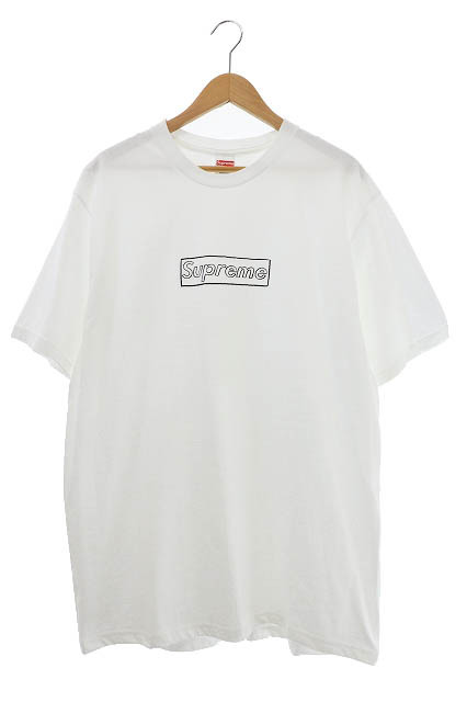 シュプリーム SUPREME ×KAWS カウズ 21SS Chalk Box Logo Tee チョーク