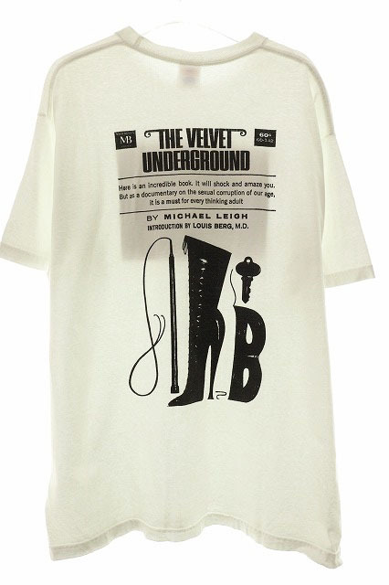シュプリーム SUPREME 19AW The Velvet Underground Tee ベルベッド アンダーグラウンド Tシャツ ホワイト L【ブランド古着ベクトル】22083_画像2