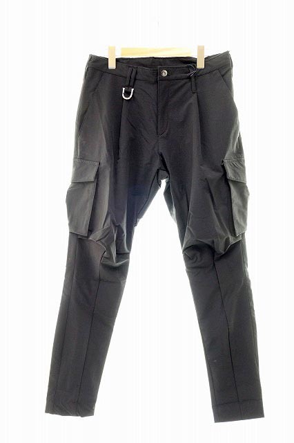 キリュウキリュウ Kiryuyrik KO-HP21-907 W-Cloth Slim Cargo Pants Black スリムカーゴパンツL【ブランド古着ベクトル】221007★ メンズ