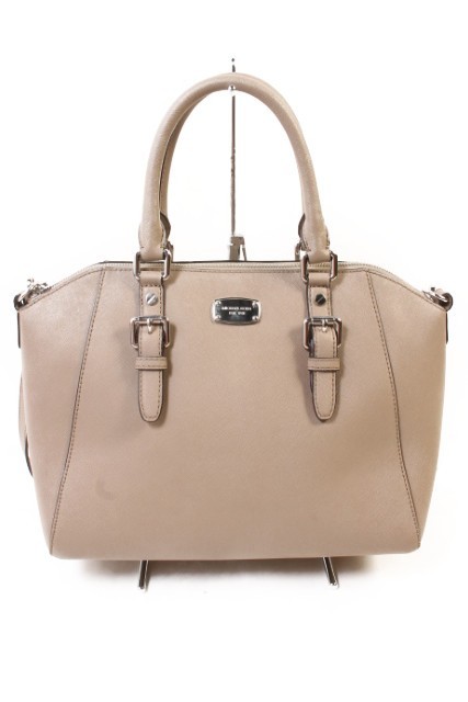 マイケルマイケルコース Michael michael kors バッグ トート ショルダー 2WAY ワンポイント レザー 茶 ブラウン 35H5SC6S3L /mm0524_画像1