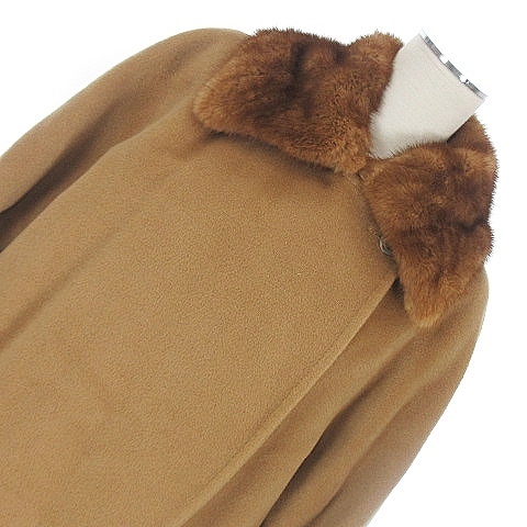 マックスマーラ MAX MARA 白タグ ステンカラー ロング コート ウール