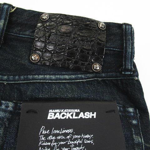 未使用品 バックラッシュ ISAMU KATAYAMA BACKLASH THE LINE ワニ革