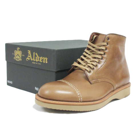 オールデン ALDEN 86043 ブーツ ストレートチップ コードバン レース