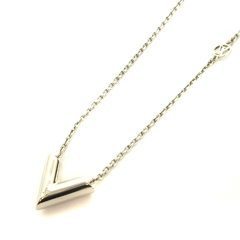 ルイヴィトン LOUIS VUITTON Vモチーフ エセンシャルV ネックレス