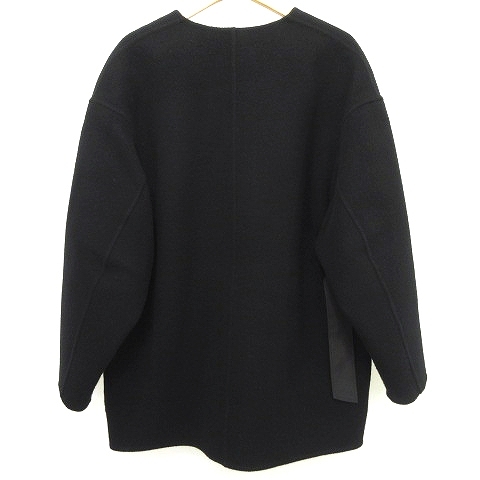 ハイク HYKE 美品 21AW ダブルフェイス ジャケット 17299 ノーカラー