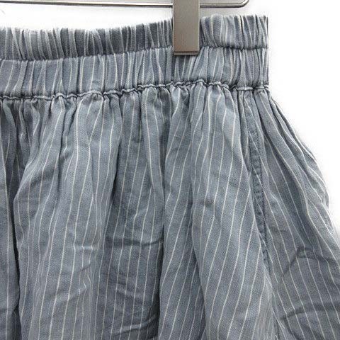  Mark by Mark Jacobs MARC by MARC JACOBS skirt Mini gya The - stripe linen.S light blue light blue /TC2