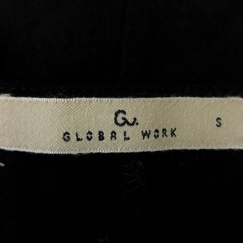 グローバルワーク GLOBAL WORK カットソー 半袖 コットン混 黒 S レディース_画像4