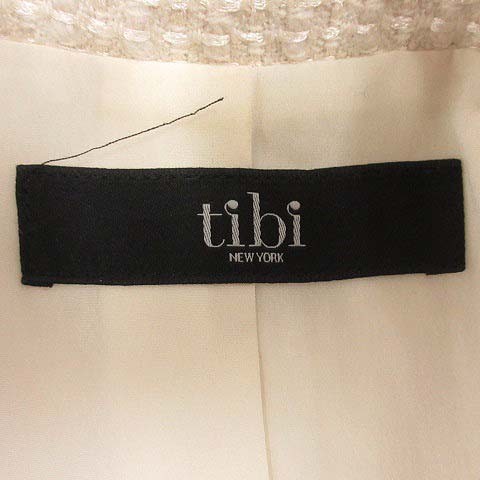 ティビ tibi コート ツイード 2 オフホワイト /TC1 ●D レディース_画像6