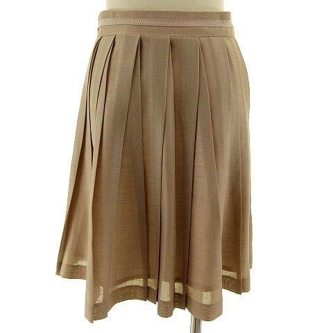 アンタイトル UNTITLED スカート ギャザースカート ホースビット ミディ丈 日本製 ベージュ 1 レディース_画像5