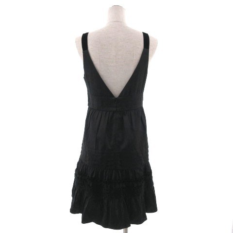  Chesty Chesty One-piece formal camisole dress knee height fringe race switch black black 0 lady's 
