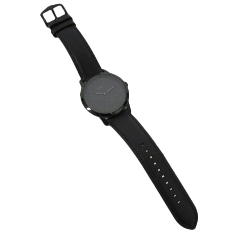 FOSSIL The Minimalist-Mono FS5500SET wristwatch watch bracele quartz water-proof 3 hands analogue 44MM black silver men's 