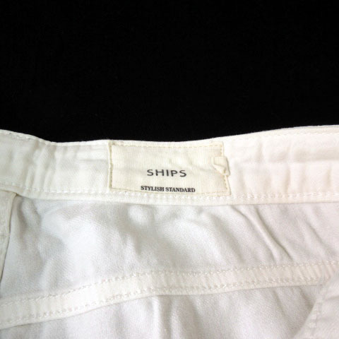  Ships SHIPS брюки конический укороченные брюки стрейч XS белый белый женский 