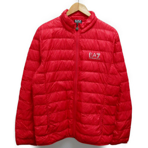格安即決 ARMANI EMPORIO エンポリオアルマーニ EA7 メンズ レッド 赤 XXL ワンポイント スタンドカラー 中綿 ライトダウン ダウンジャケット ジャケット、上着 格安即決 ARMANI EMPORIO エンポリオアルマーニ EA7 メンズ レッド 赤 XXL ワンポイント スタンドカラー 中綿 ライトダウン ダウンジャケット ジャケット、上着