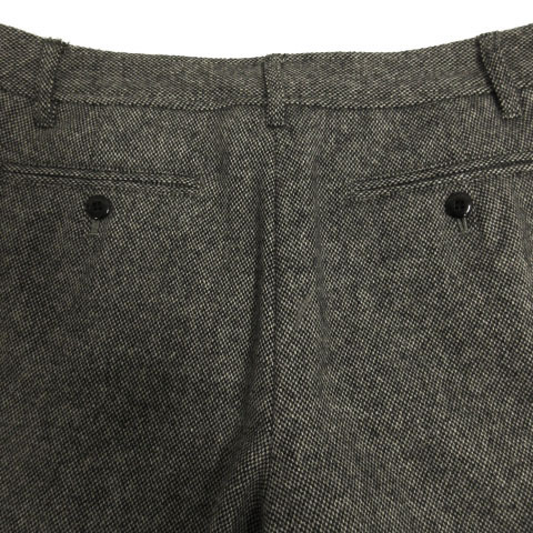 e Spee Be SPB pants 7 minute height tweed wool . gray M lady's 