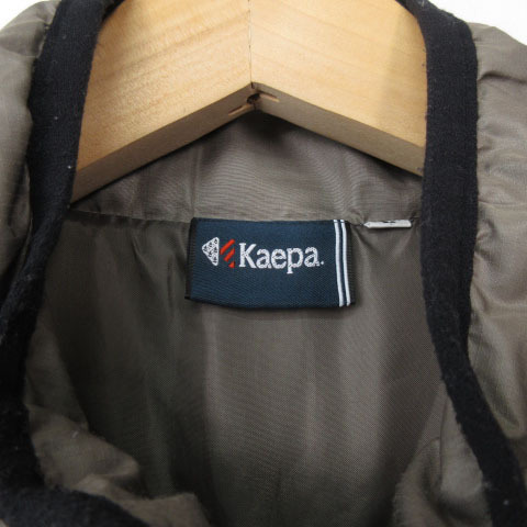 ケイパ Kaepa ジャケット ブルゾン ジップアップ 中綿 パイピング L グレー カーキ メンズ_画像6