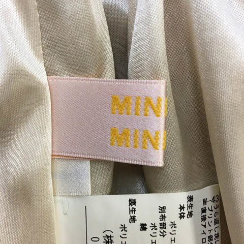 ミニマム MINIMUM パンツ ショート ラップ風 花柄 2 ピンク 青 ブルー レディース_画像5