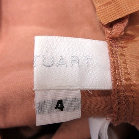  Jill Stuart JILL STUART брюки юбка-брюки лен .linen.4 orange /RT женский 