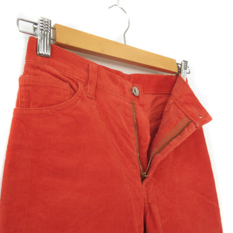  La Marine Francaise LA MARINE FRANCAISE брюки распорка тонкий вельвет маленький . стрейч 0 orange женский 