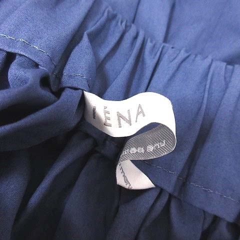 イエナ IENA フレアスカート ミニ 青 ブルー /YK レディースの画像5