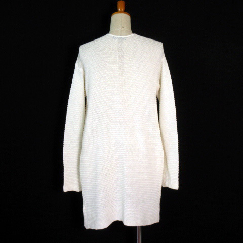  rienda rienda cardigan topa- knitted cotton FREE white white lady's 