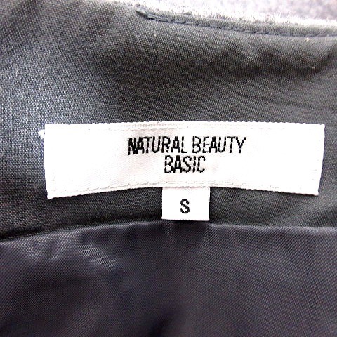 ナチュラルビューティーベーシック NATURAL BEAUTY BASIC スカート 台形 ミニ ウール S グレー /RT レディース_画像5