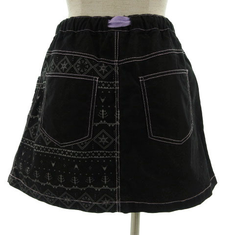  Adidas Neo adidas neo skirt Mini pcs shape nordic pattern waist rubber black black gray purple purple S lady's 