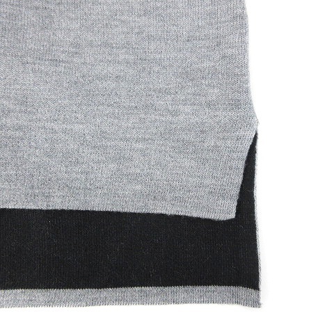 アダムエロペ Adam et Rope' ニットワンピース ひざ丈 長袖 Vネック