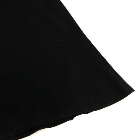 アンタイトル UNTITLED スカート ひざ丈 日本製 シンプル コットン混 ブラック 黒 3 レディース_画像3