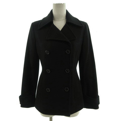  Le souk Le souk пальто бушлат внешний сделано в Японии шерсть . простой черный чёрный 2 женский 
