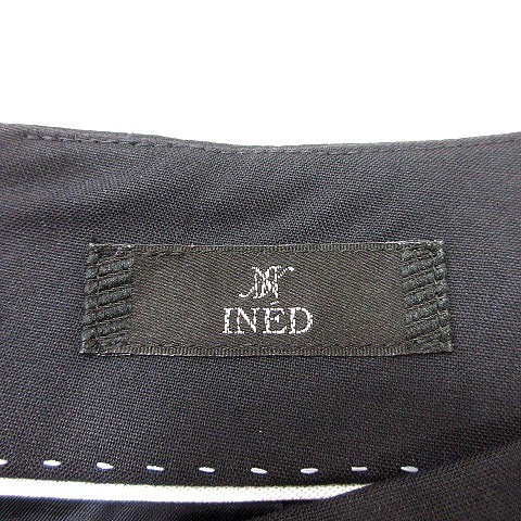  Ined INED узкая юбка колено длина шерсть 7 темно-синий темно-синий /MN женский 