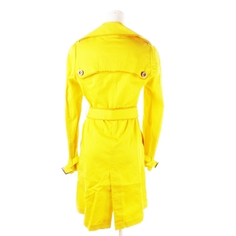  Morgan MORGAN пальто to ключ springs трубчатая обводка классический 36 желтый желтый /CK2 * женский 