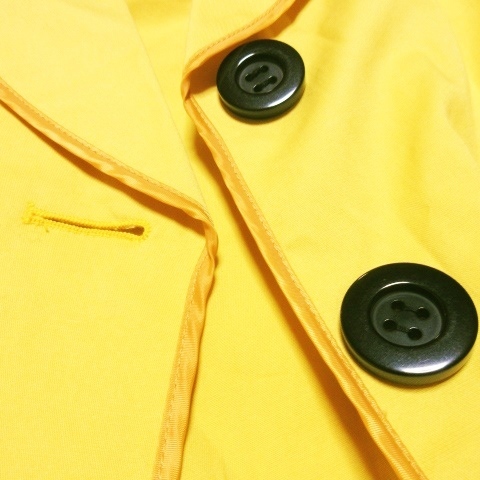  Morgan MORGAN пальто to ключ springs трубчатая обводка классический 36 желтый желтый /CK2 * женский 