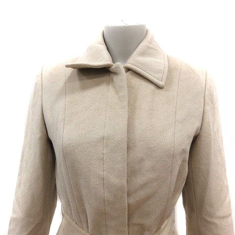  Vicky VICKY turn-down collar coat total lining Anne gola waist Mark beige /MS lady's 