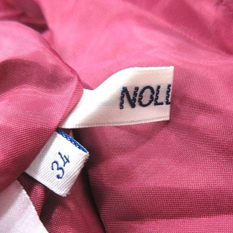 ノーリーズ Nolley's フレアスカート ひざ丈 ウール 34 紫 パープル /MS レディース_画像5