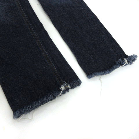  Gap GAP VINTAGE STRAIGHT jeans Denim cut off button fly indigo blue 23 lady's 