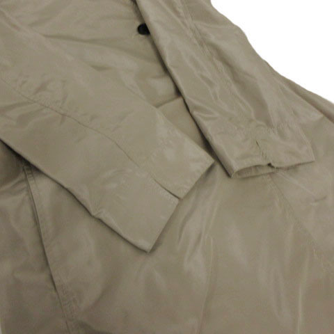  spec chioSPECCHIO пальто внешний воротник-стойка двойной лента ремень серый ju40 женский 