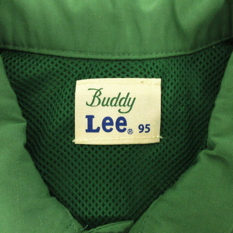  Lee LEE Buddy жакет джемпер отложной воротник Logo вышивка подкладка сетка зеленый зеленый белый 95 Kids 